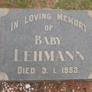 LEHMAN Baby -1953