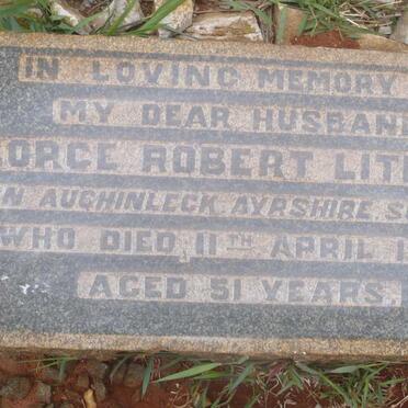 LITHGOW George Robert -1917