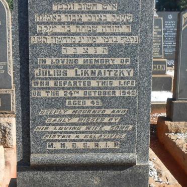 LIKNAITZKY Julius -1942