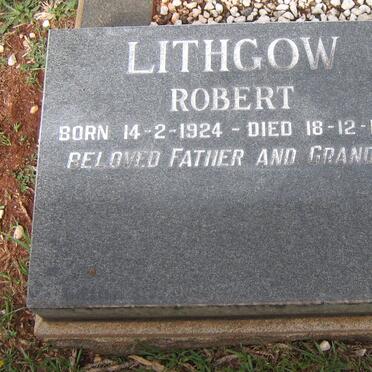 LITHGOW Robert 1924-1991