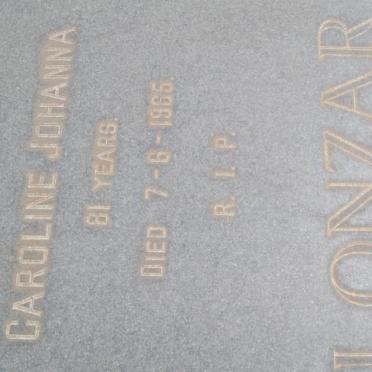 LONZAR Caroline Johanna -1965