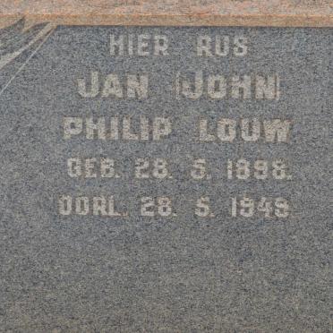 LOUW Jan Philip 1898-1949