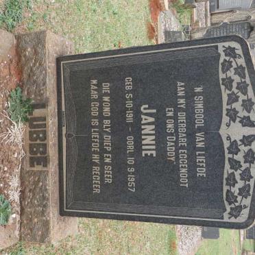 LUBBE Jannie 1911-1957