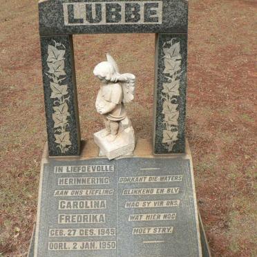LUBBE Carolina Fredrika 1949-1950