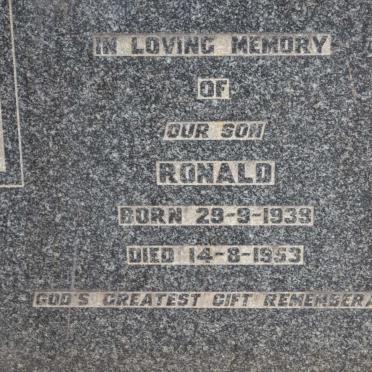 MANTHE Ronald 1938-1953