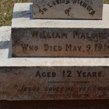 MALONE William -1910