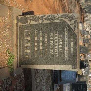 MARX Helena Magrietha Johanna nee LOMBARD 1936-1962