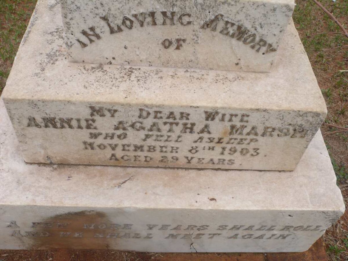 MARSH Annie Agatha -1903