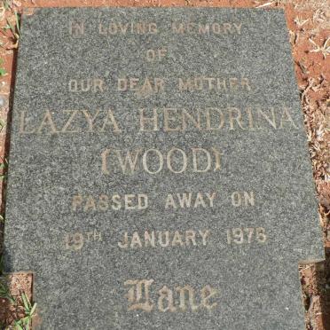 MANE Lazya Hendrina nee WOOD -1976