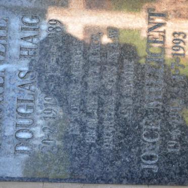 MacKENZIE Douglas Haig 1919-1989 &amp; Joyce Millicent 1912-1993