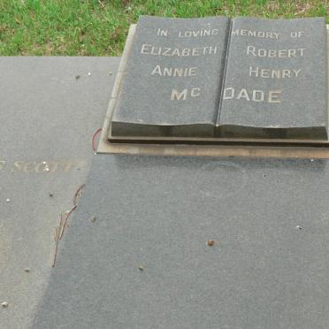 McDADE Robert Henry &amp; Elizabeth Annie :: BARNES George Alfred &amp; Aileen Mavis Scott