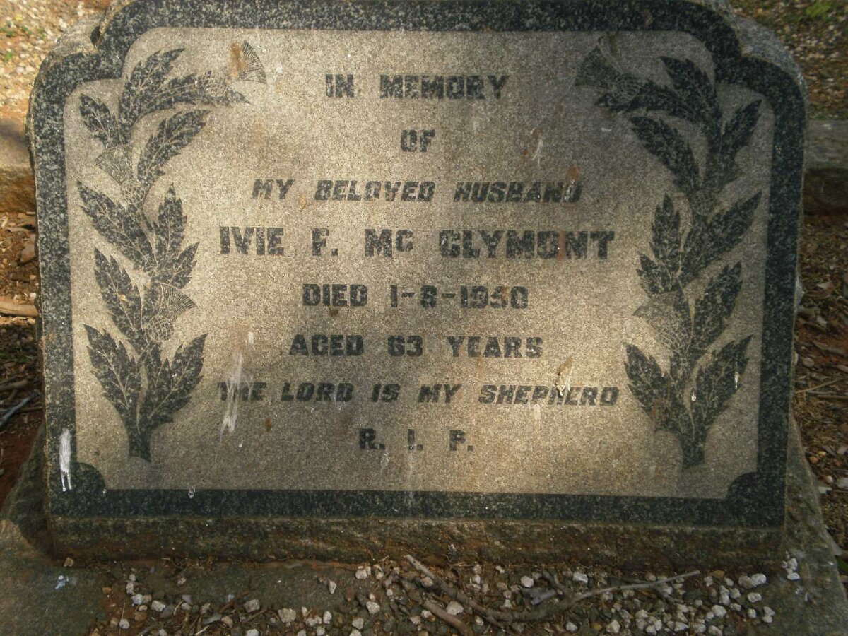 McCLYMONT Ivie F. -1950