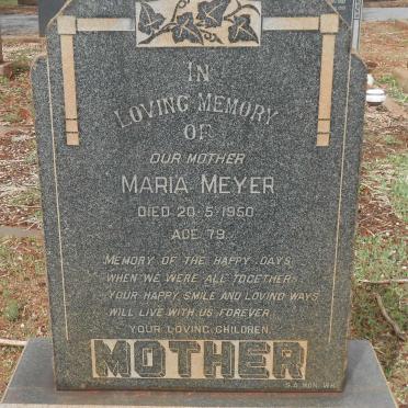MEYER Maria -1950
