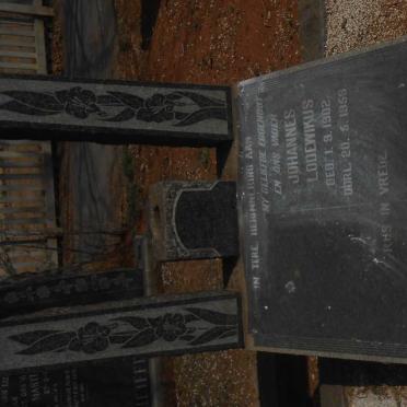 MERWE Johannes Lodewikus, van der 1902-1959