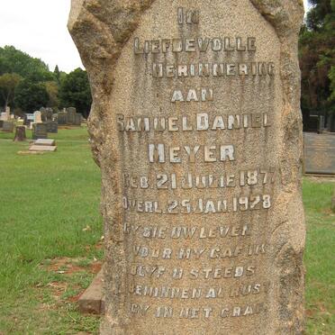 MEYER Samuel Daniel 1877-1928