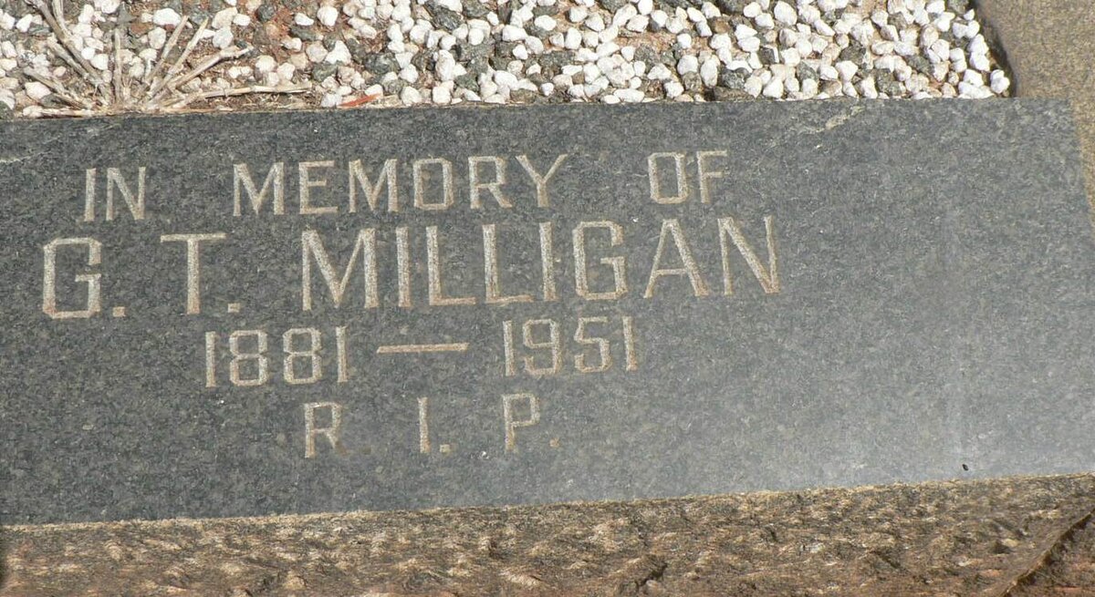 MILLIGAN G.T. 1881-1951