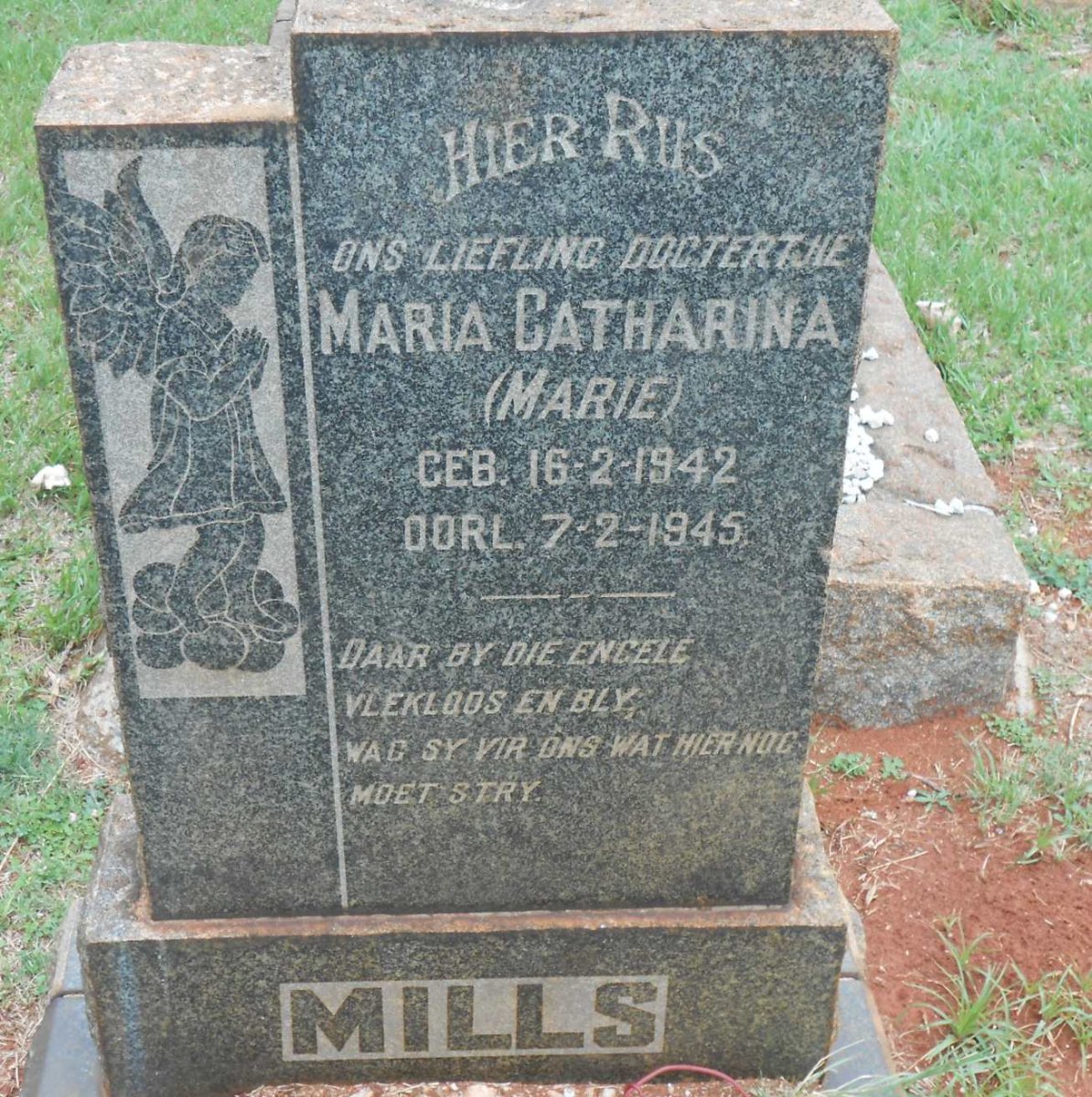 MILLS Maria Catharina 1942-1945