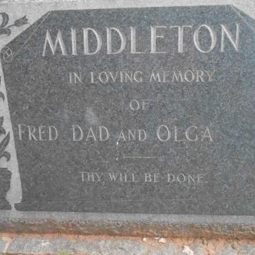 MIDDLETON Fred :: MIDDLETON Olga