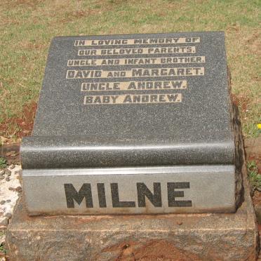 MILNE David &amp; Margaret :: MILNE Andrew :: MILNE Andrew 