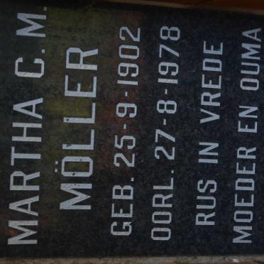 MOLLER Martha C.M. 1902-1978