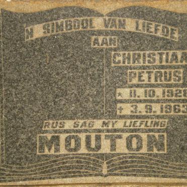 MOUTON Christiaan Petrus 1928-1963