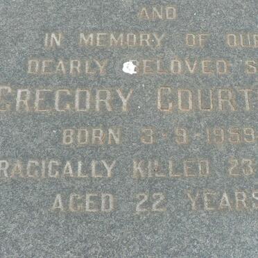 MORRIS Gregory Courtney 1959-1981