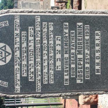 MUREINIK Joseph -1931