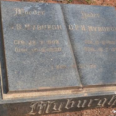 MYBURGH C.P.H. 1887-1952 &amp; S. 1903-1950