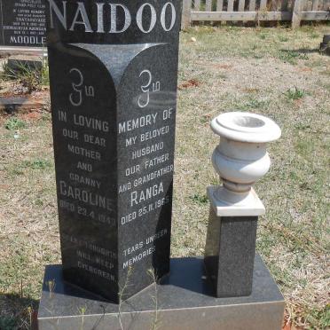 NAIDOO Ranga -1965 &amp; Caroline -1943