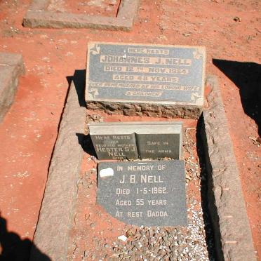 NELL Johannes J. 1876-1924 :: NELL Hester S.J. :: NELL J.B. 1907-1962