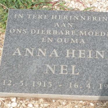 NEL Anna Heine 1915-1996