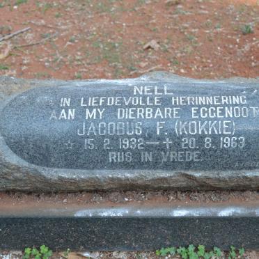 NELL Jacobus F. 1932-1963