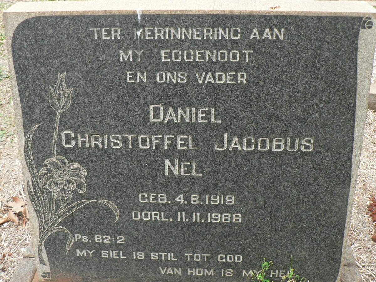 NEL Daniel Christoffel Jacobus 1919-1966