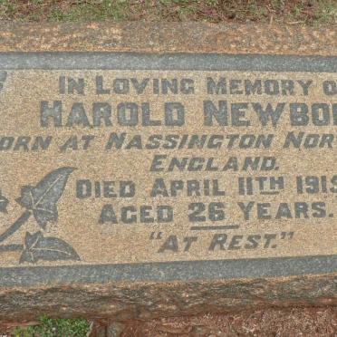 NEWBORN Harold -1915