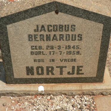 NORTJE Jacobus Bernardus 1945-1959