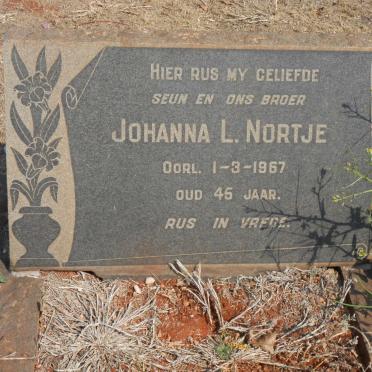NORTJE Johanna L. -1967