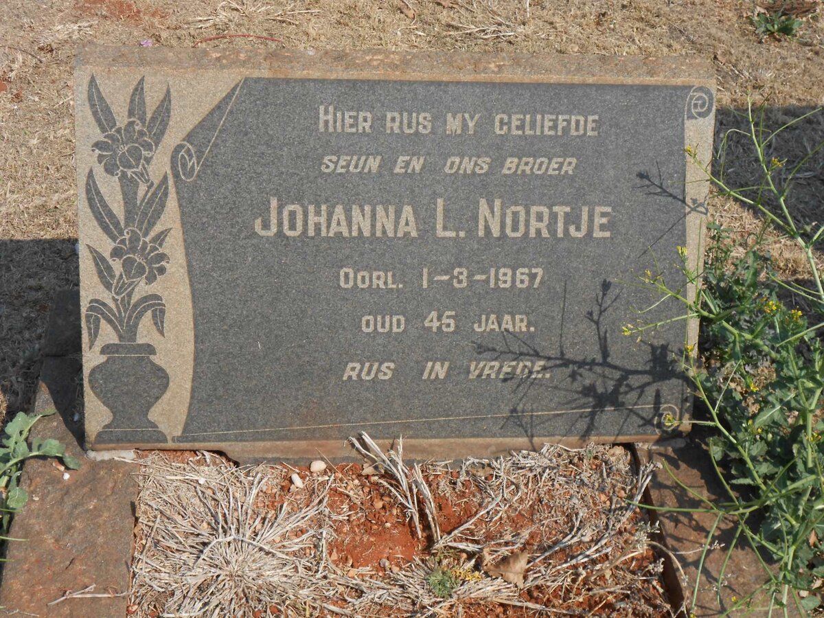 NORTJE Johanna L. -1967