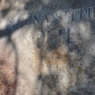 NOLTE Francina Stephina 19?9-1976