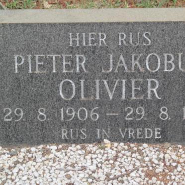 OLIVIER Pieter Jakobus 1906-1955