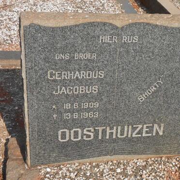OOSTHUIZEN Gerhardus Jacobus 1909-1963