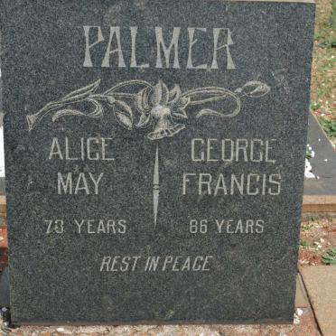 PALMER George Francis &amp; Alice May