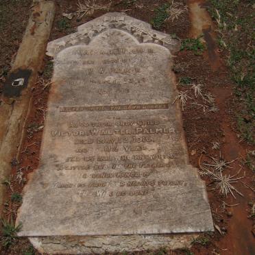 PALMER M.A. -1907 :: PALMER Victor Walter -1916