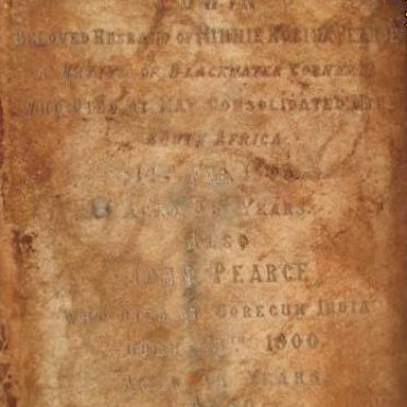 PEARCE Edwin -1903 ::  PEARCE John -1900 :: PEARCE Samuel -1915