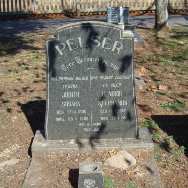 PELSER Hendrik Stephanus 1912-1951 &amp; Judith Susara 1896-1969