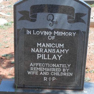 PILLAY Manicum Naransamy