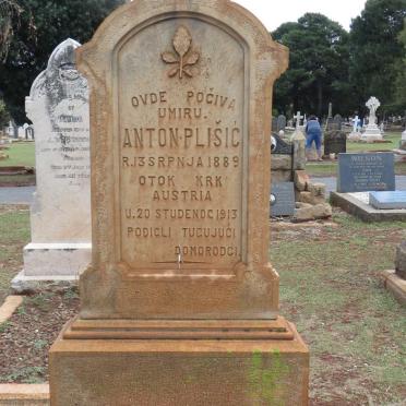 PLIŠIC Anton 1889-1913