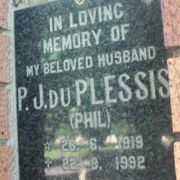 PLESSIS P.J., du 1919-1992