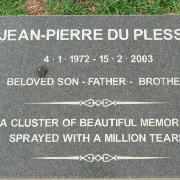 PLESSIS Jean-Pierre, du 1972-2003