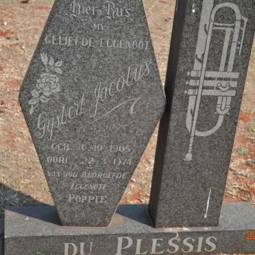 PLESSIS Gysbert Jacobus, du 1905-1974