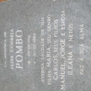 POMBO Manuel Sardinha -1959 :: POMBO Elisa Correia 1916-1984